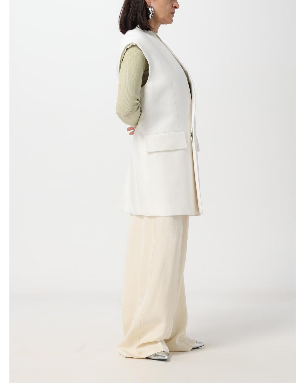 Chaleco Mujer Jil Sander de color White