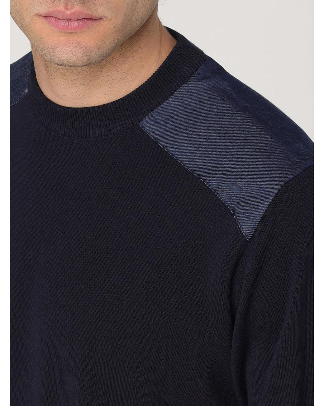 Paul & Shark Blue Cotton Knitwear Pullover Sweater for men