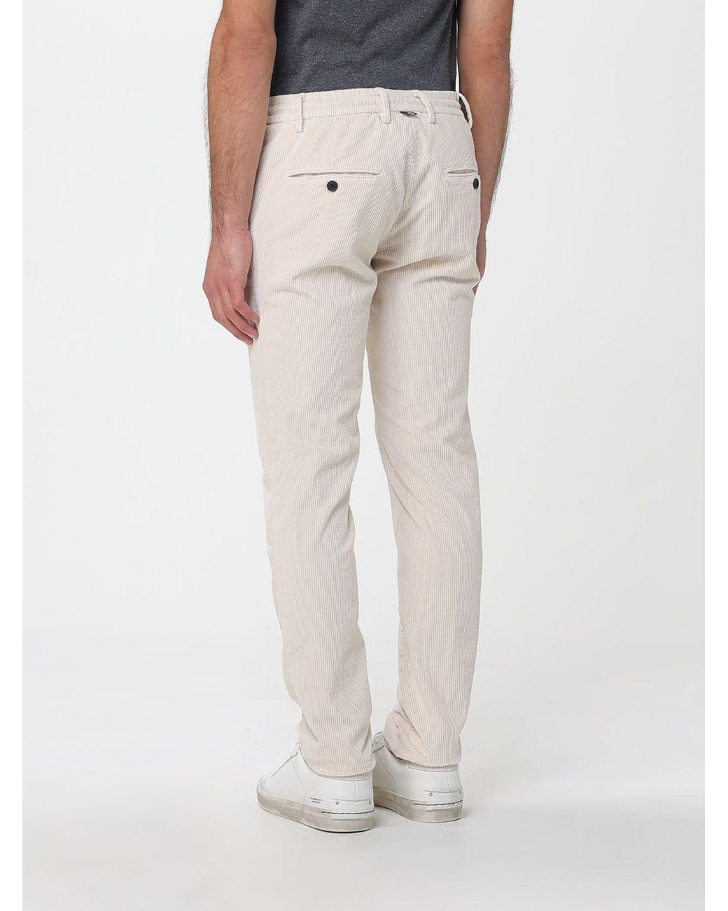 Mason's White Trousers for men