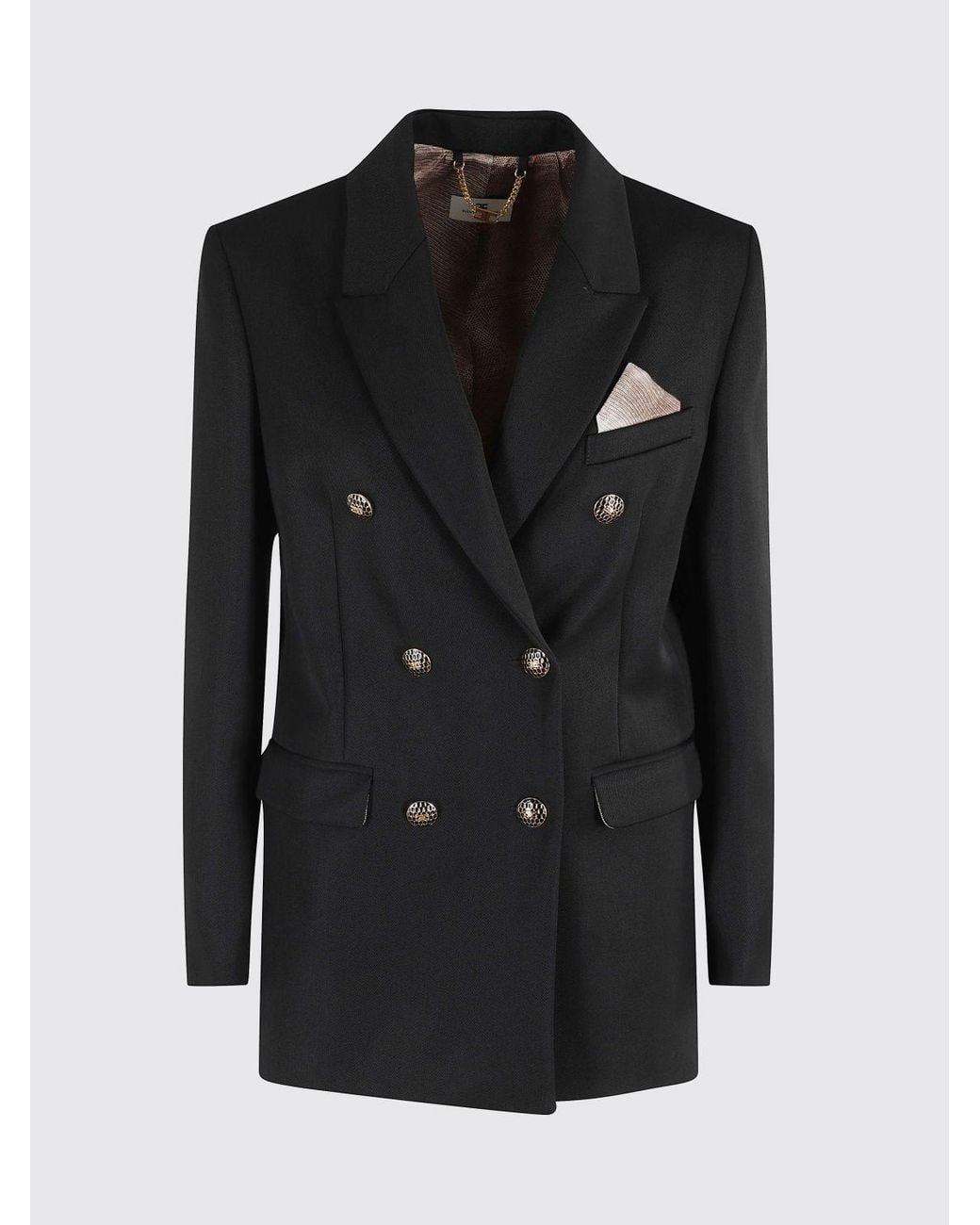 Elisabetta Franchi Black Jacket
