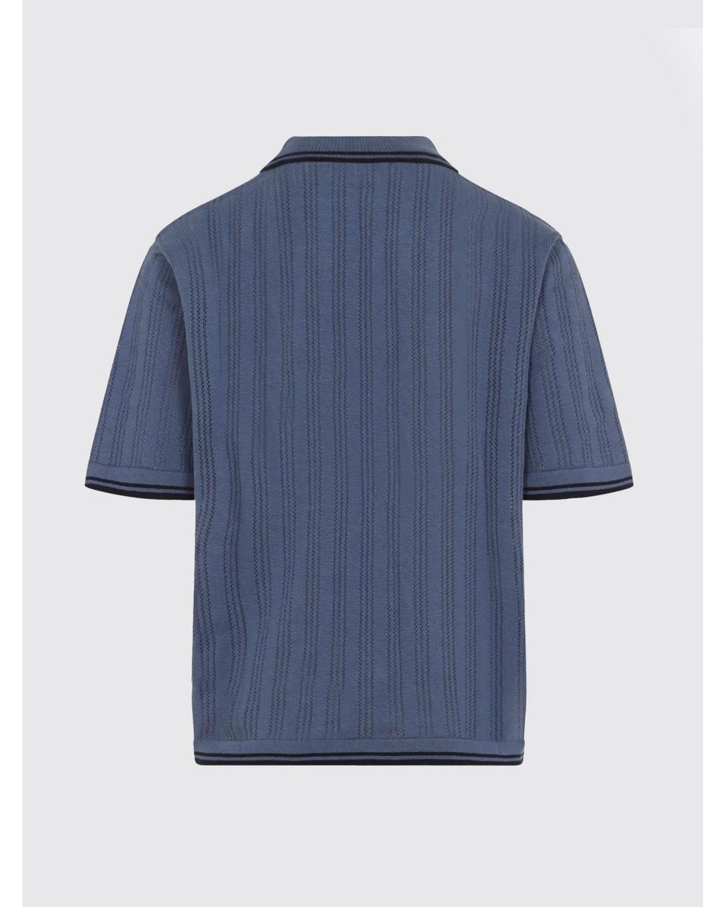 Carhartt Blue Cotton Polo Shirt for men