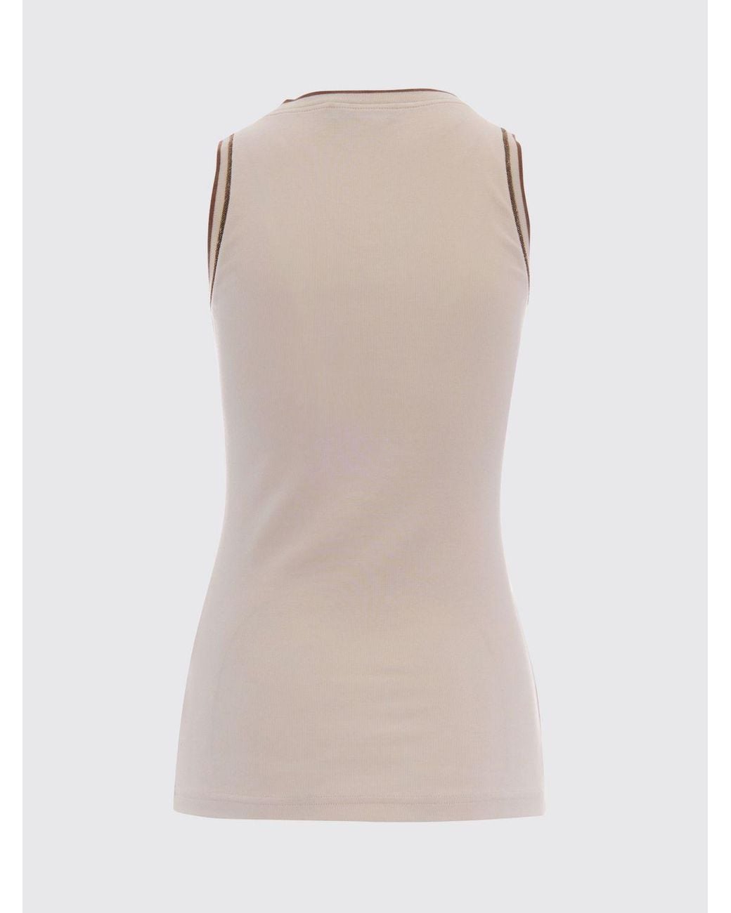 Fabiana Filippi Blue Stretch Cotton Top