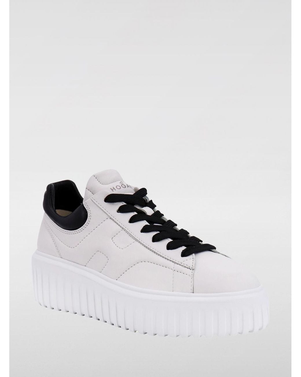 Baskets En Cuir Hogan en coloris Metallic