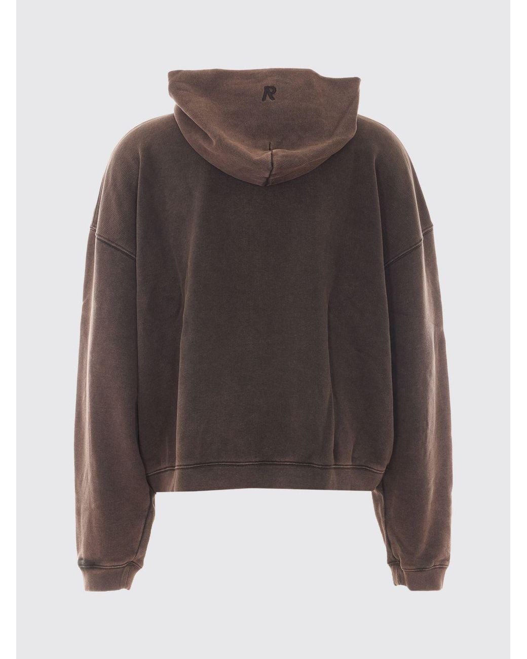 Represent Brown Zip-Up Hoodie for men