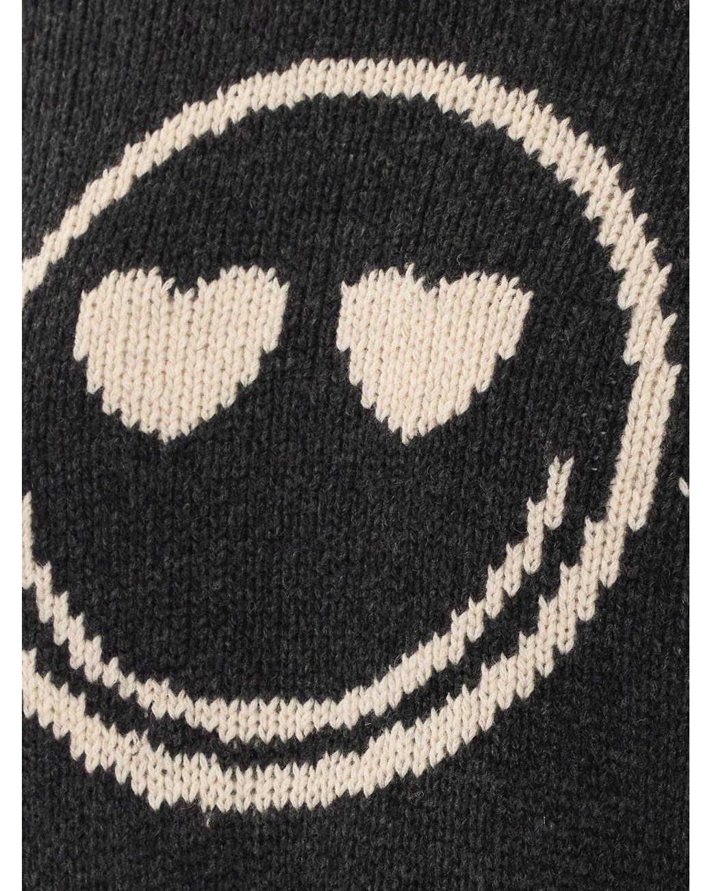 Zadig & Voltaire Blue Zadig &Amp Voltaire Jacquard Merino Wool Crewneck Jumper With Abstract Pattern