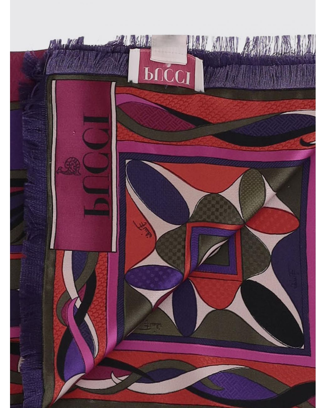Emilio Pucci Purple Scarf