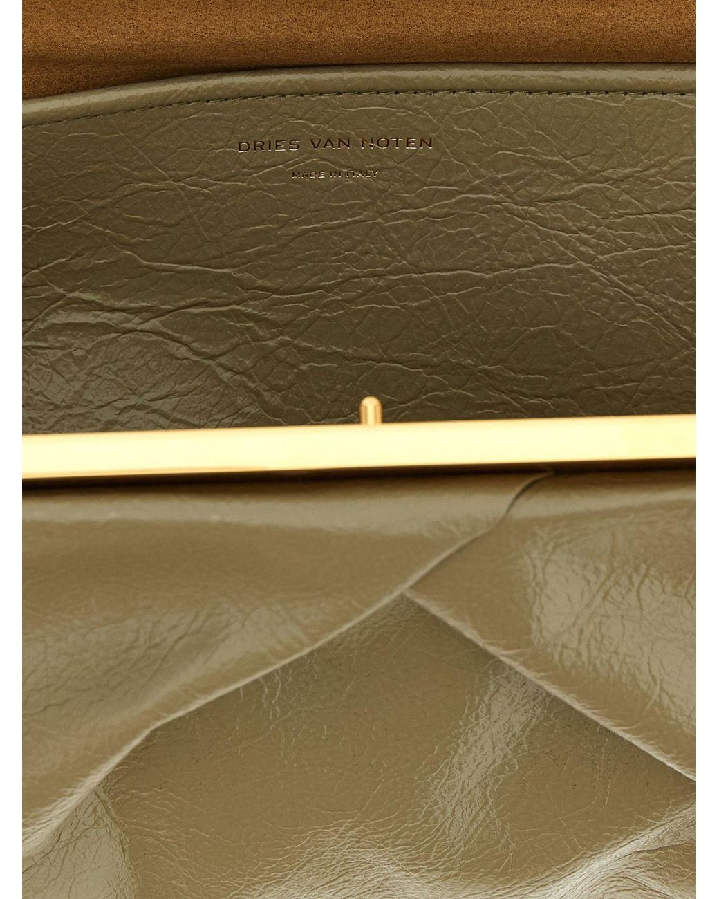 Dries Van Noten Green Handbag