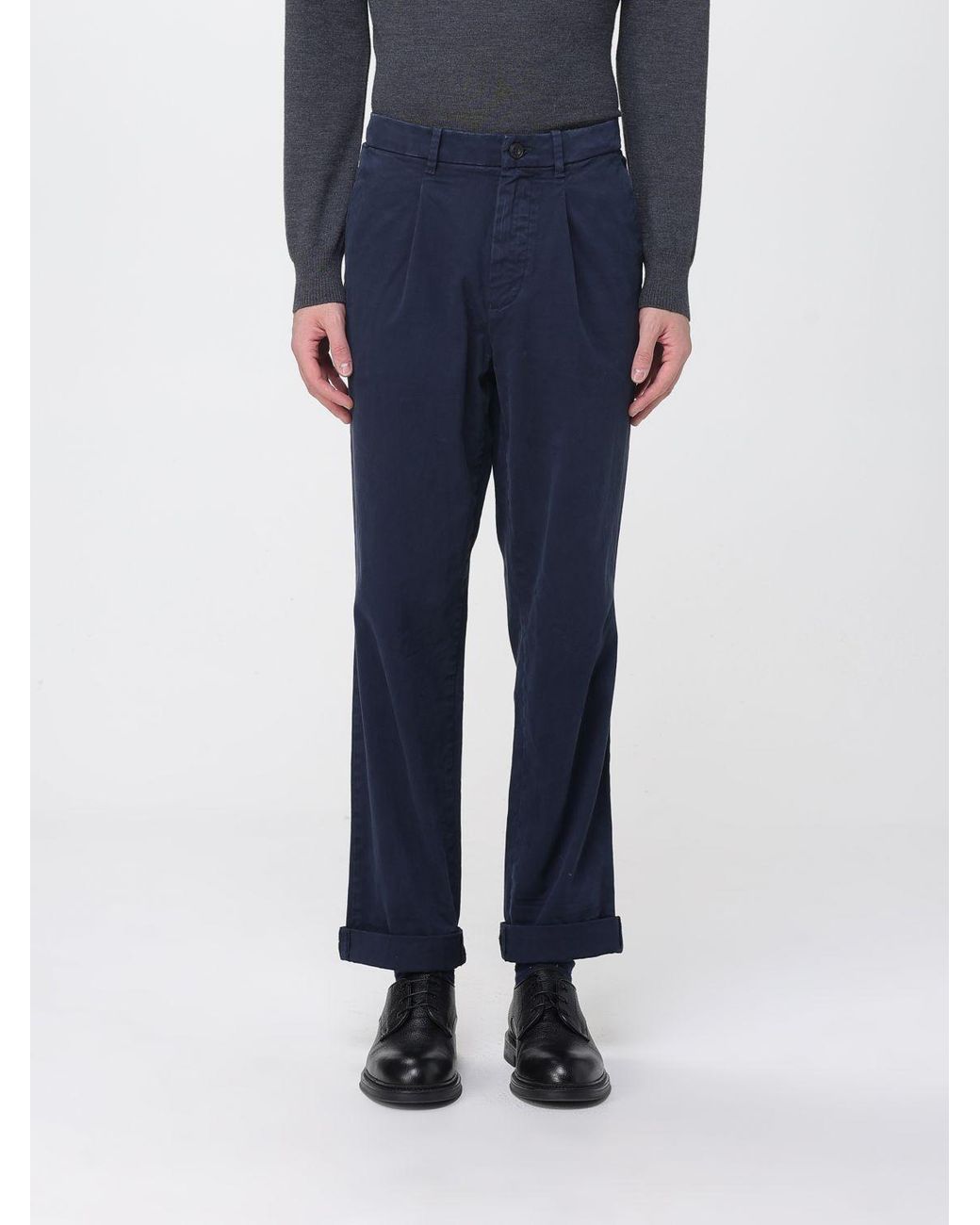 Mason's Blue Trousers for men