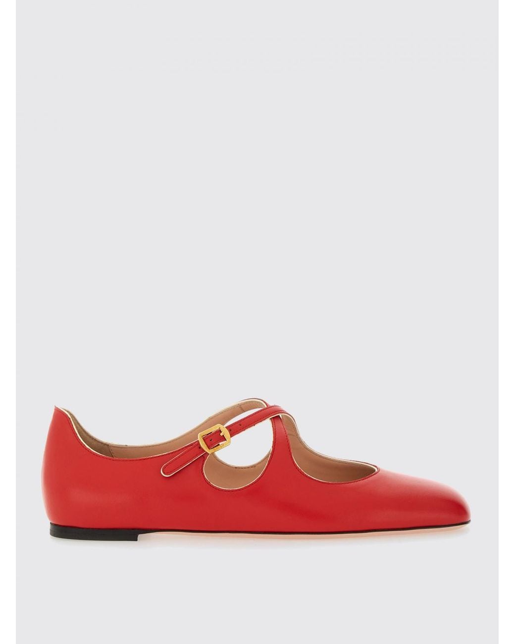 Bally Red Flat Shoes