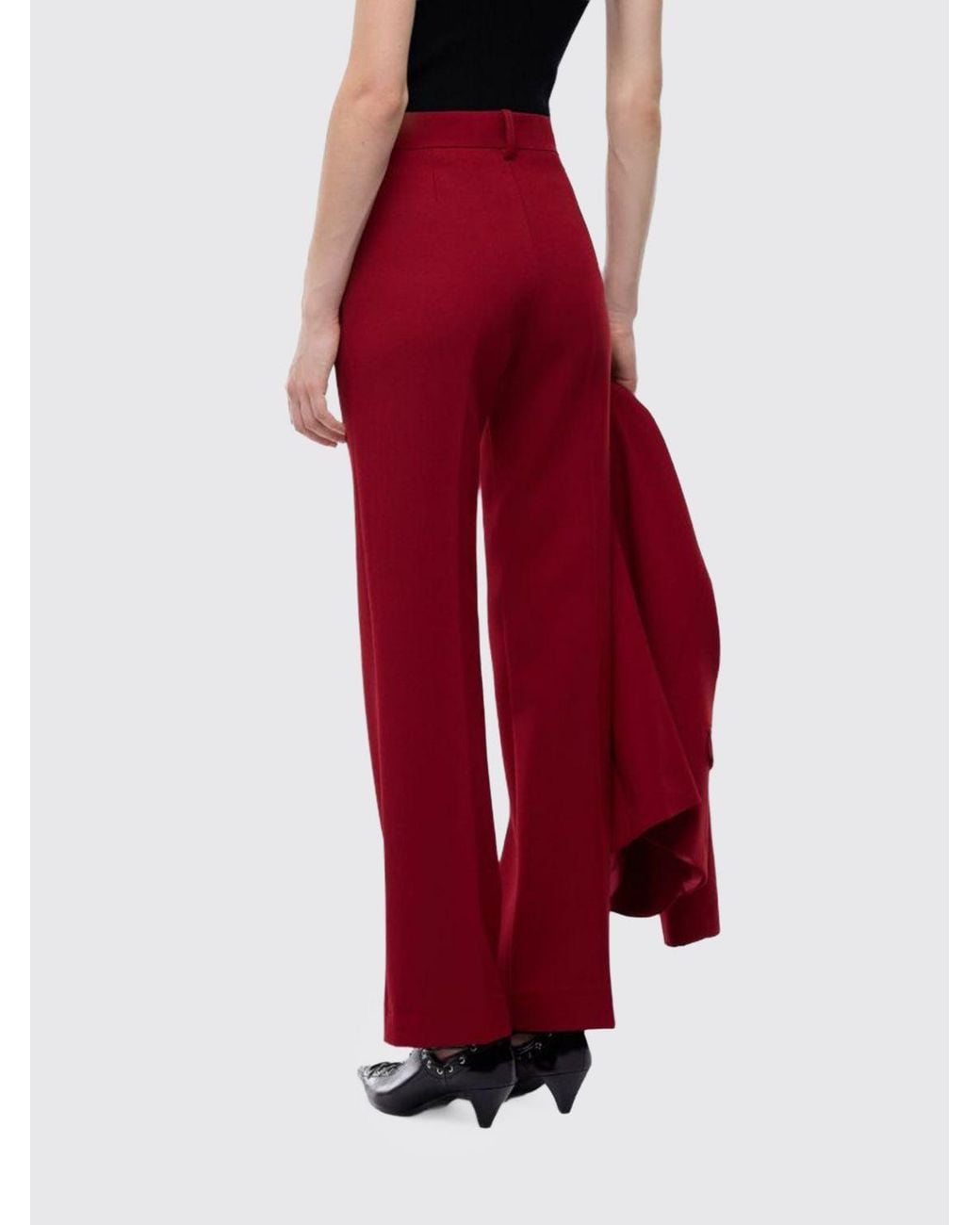 Pinko Protea High-Waisted Tailored Skinny Trousers