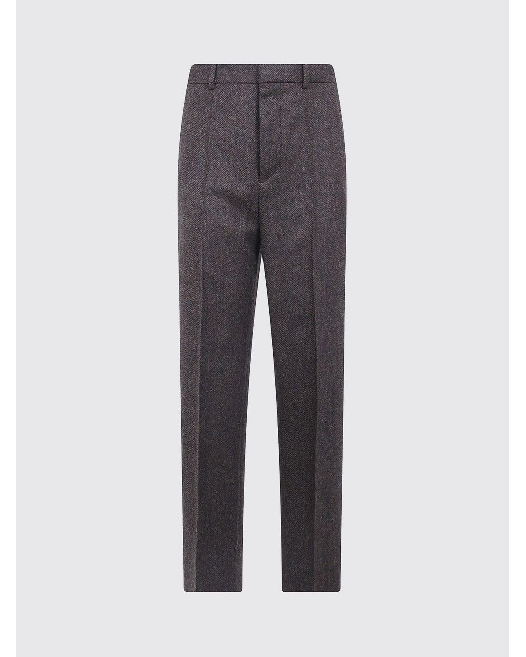Maison Margiela Gray Wide-Leg Trousers for men