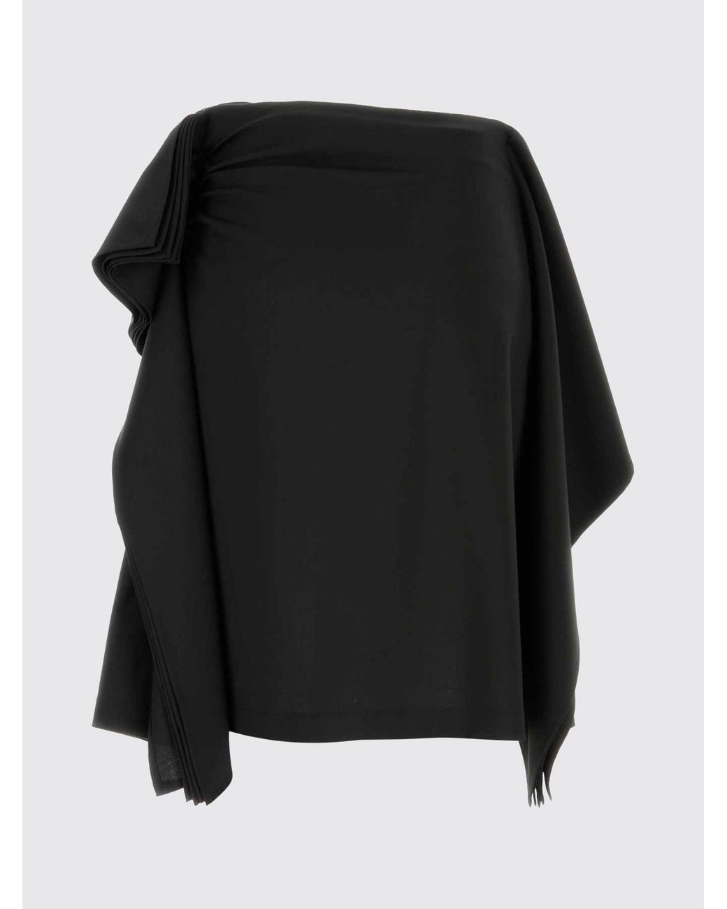 Loewe Black Wool Skirt