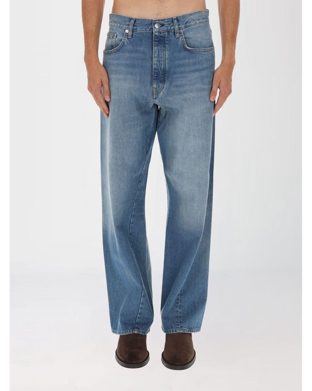sunflower Blue Cotton Jeans for men