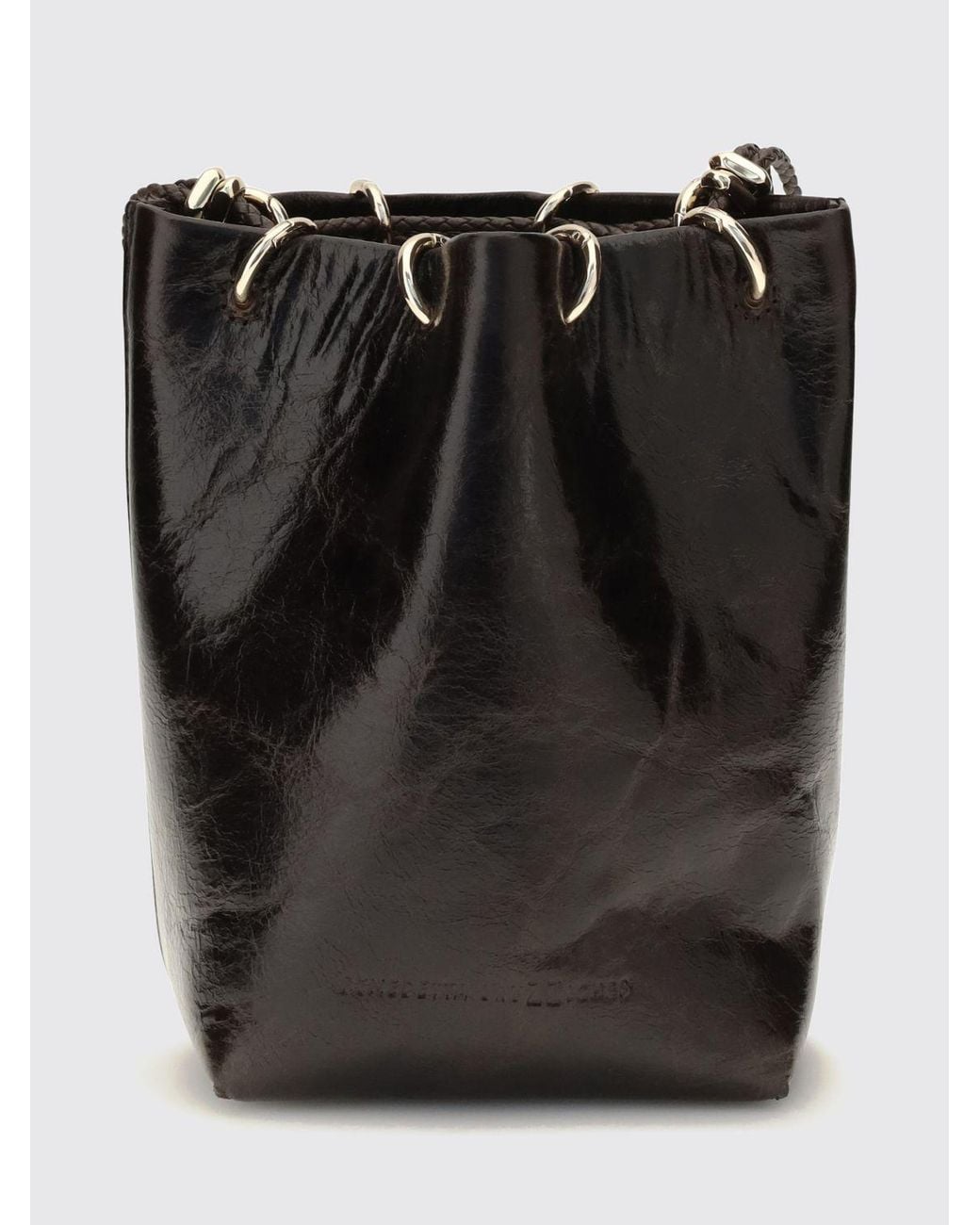 Benedetta Bruzziches Black Doudou Mini Suede Bucket Bag