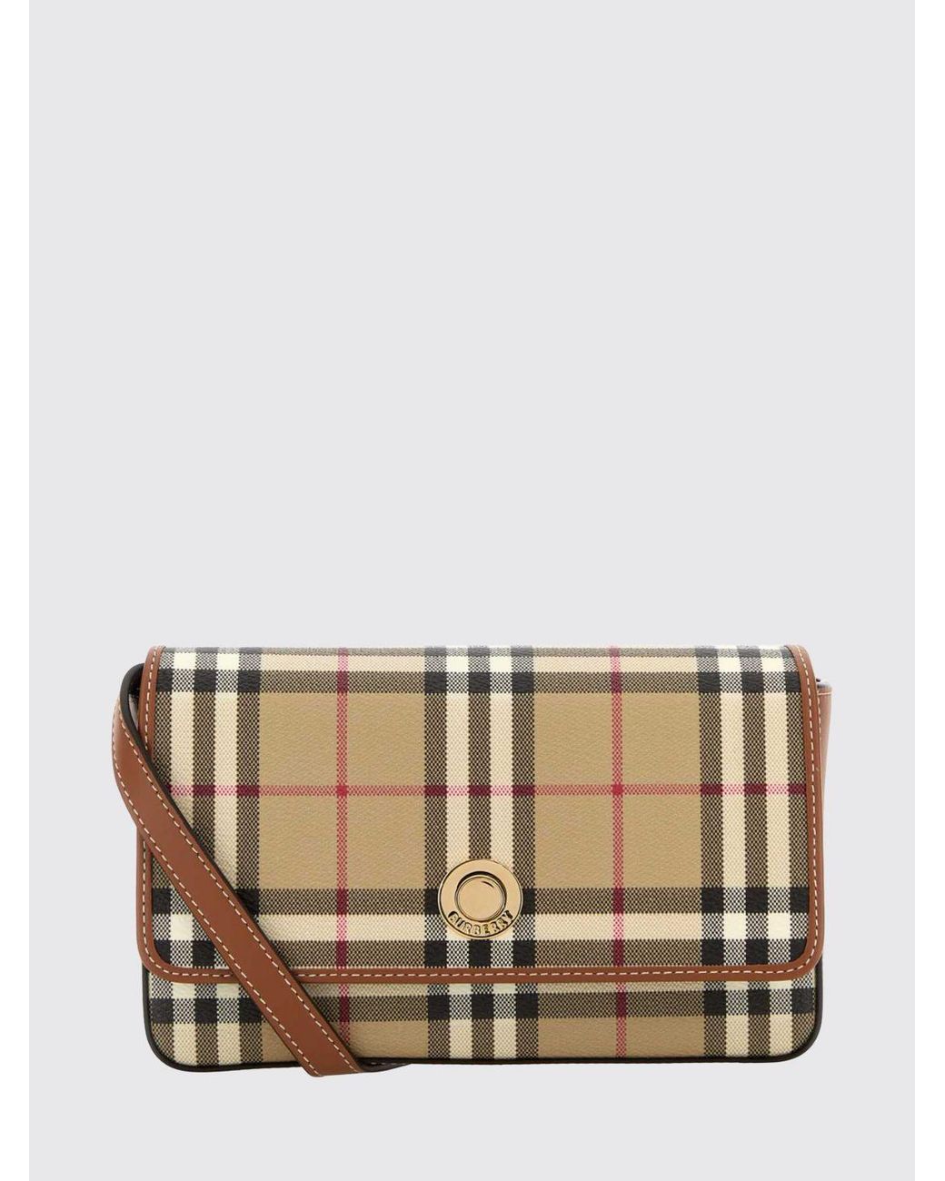 Burberry Natural Hampshire Crossbody Bag