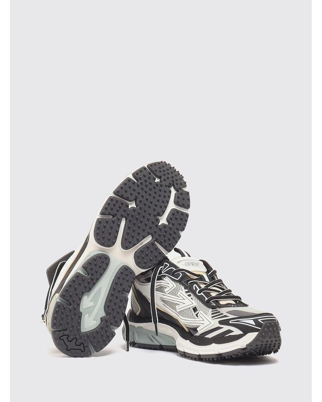 Off-White c/o Virgil Abloh White Be Right Back Low-Top Mesh And Rubber Sneakers With Lug Sole for men