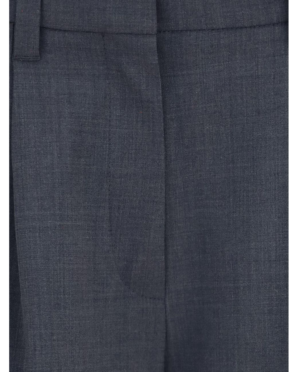 Brunello Cucinelli Black High-Waisted Pleated Wool-Blend Palazzo Trousers