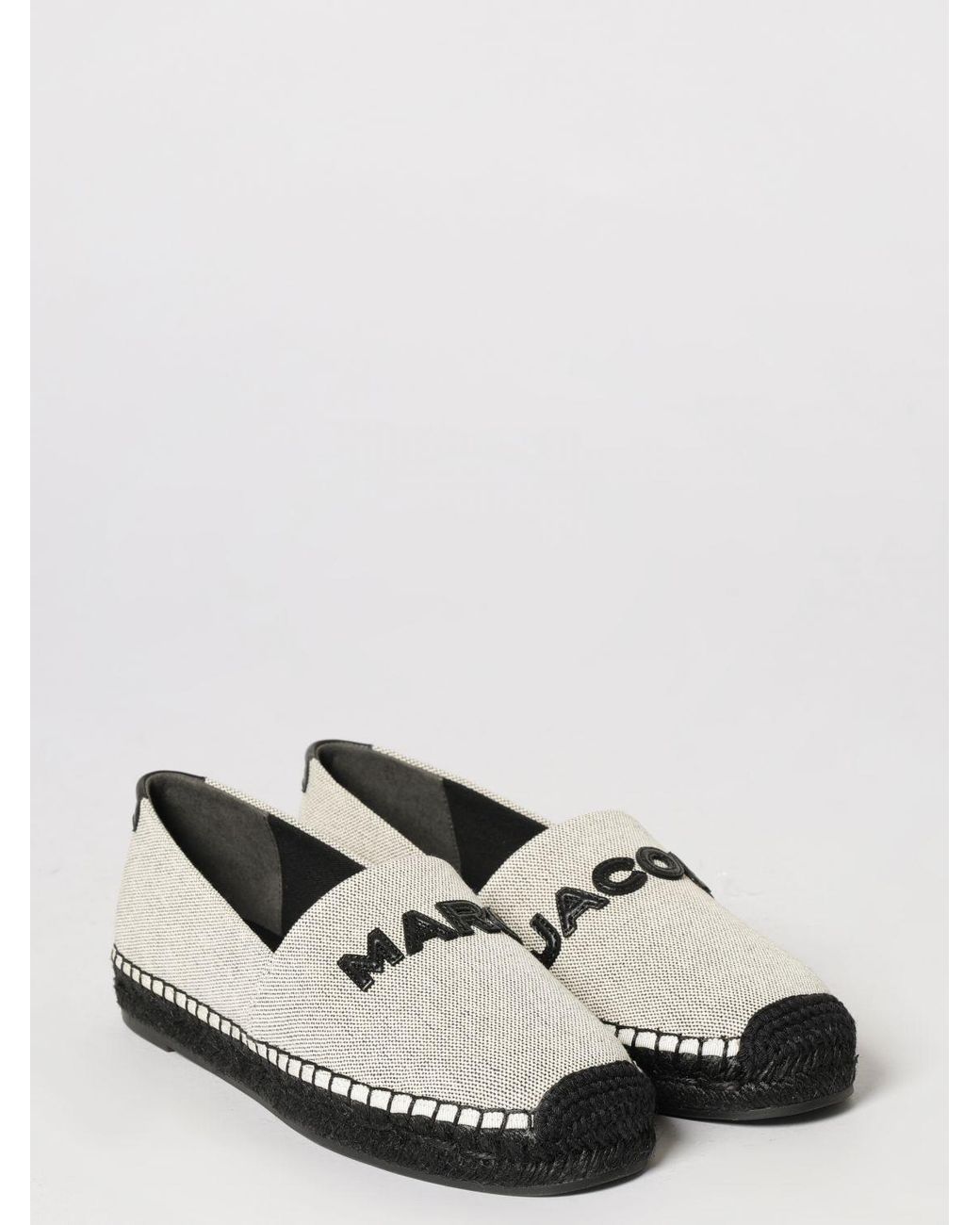 Marc Jacobs White Cotton Canvas Espadrilles