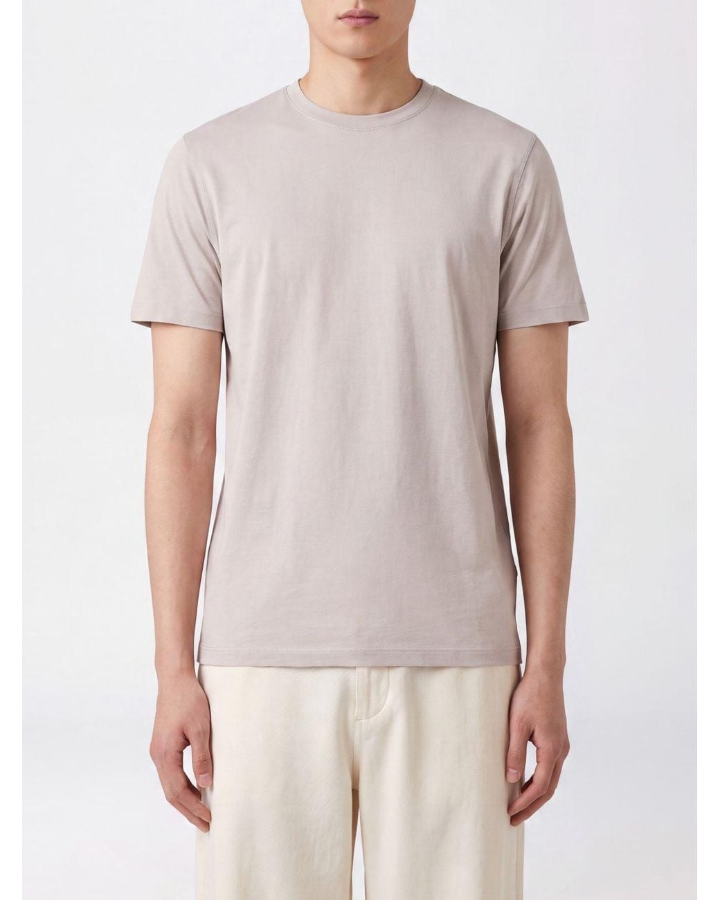 Zanone White Basic T-Shirt for men