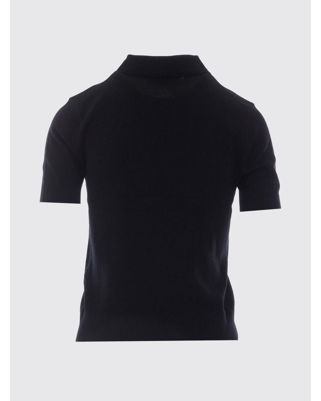 Tory Burch Black Polo Shirt