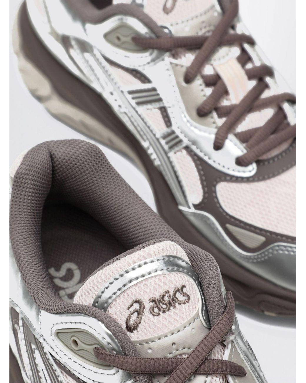 Asics White Gel-Nyc 2.0 Mesh And Synthetic Leather Sneakers With Gel Technology for men