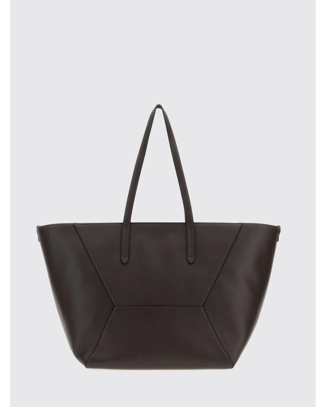Brunello Cucinelli Black Bc Duo Large Calfskin Tote Bag With Pouch