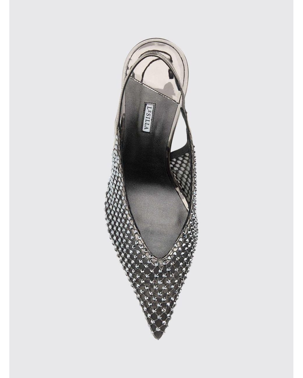 Le Silla White High Heel Shoes
