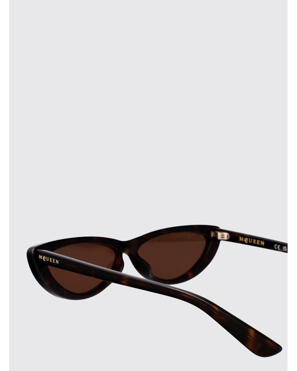 McQueen White Am0535S Recycled Acetate Sunglasses