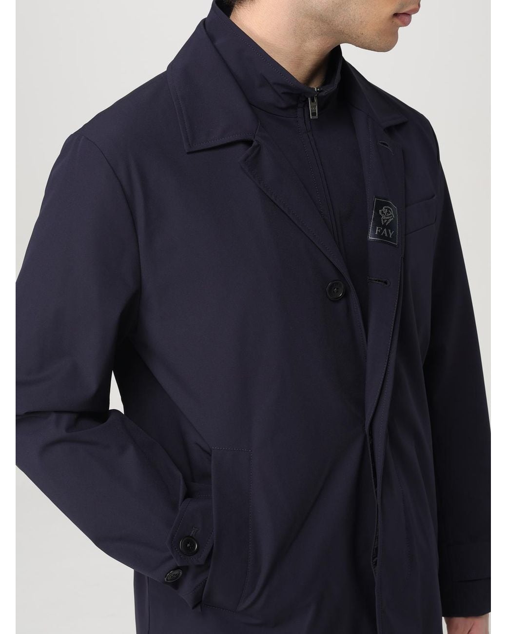 Fay Blue Jacket for men