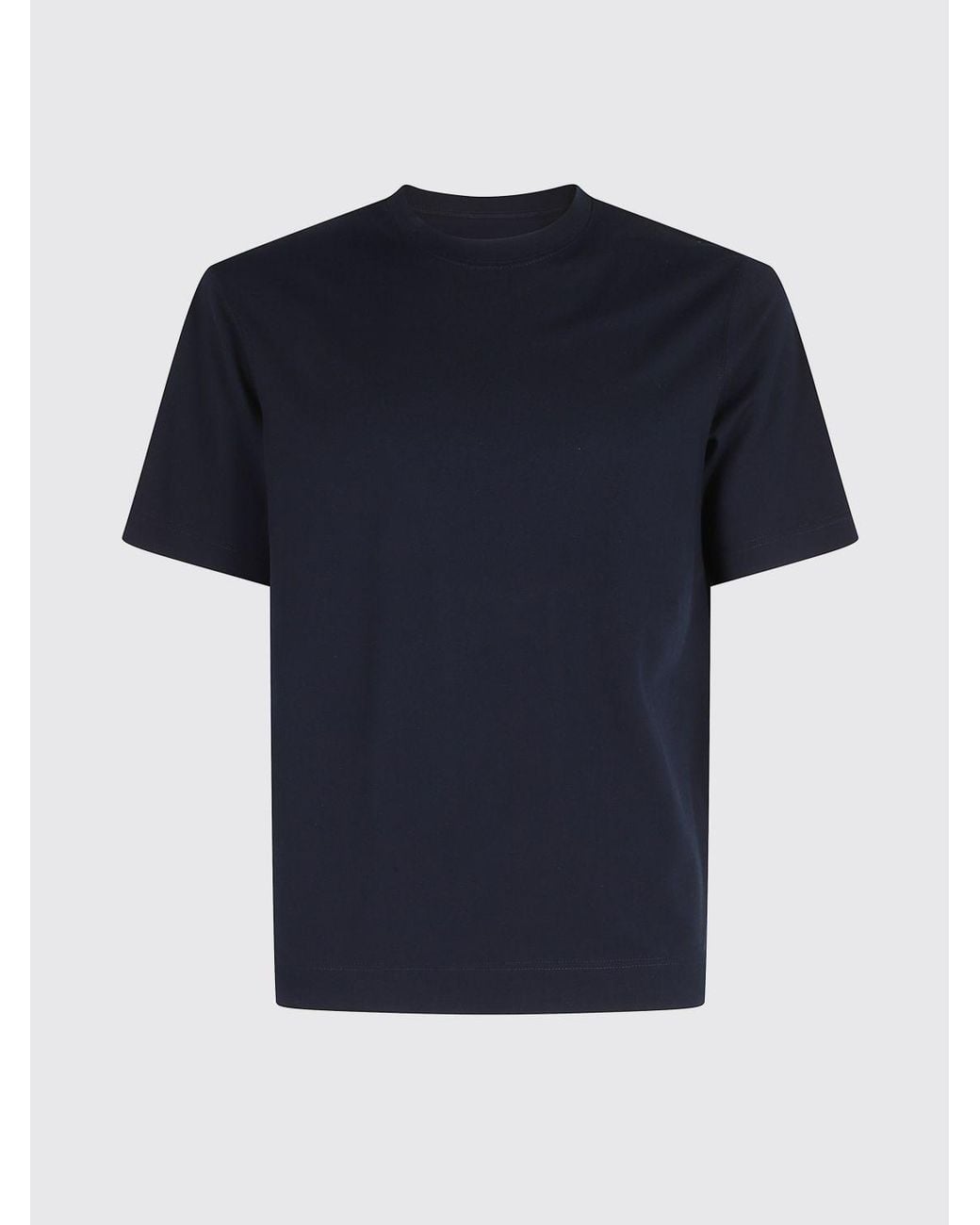 Circolo 1901 Blue Short-Sleeved Stretch Cotton Jersey Crewneck T-Shirt for men