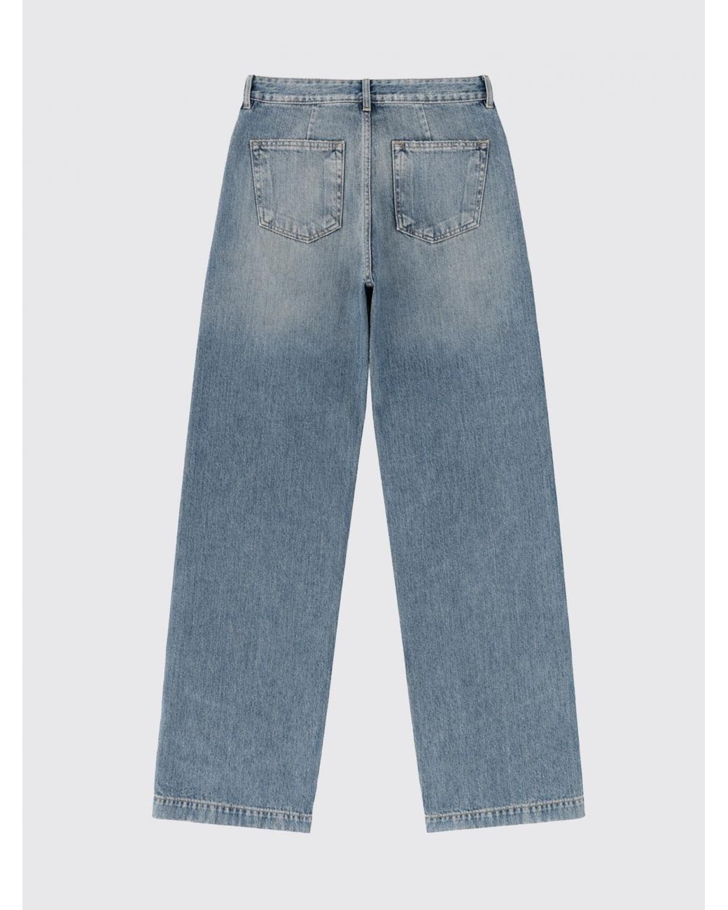 Rick Owens Blue Straight Jeans