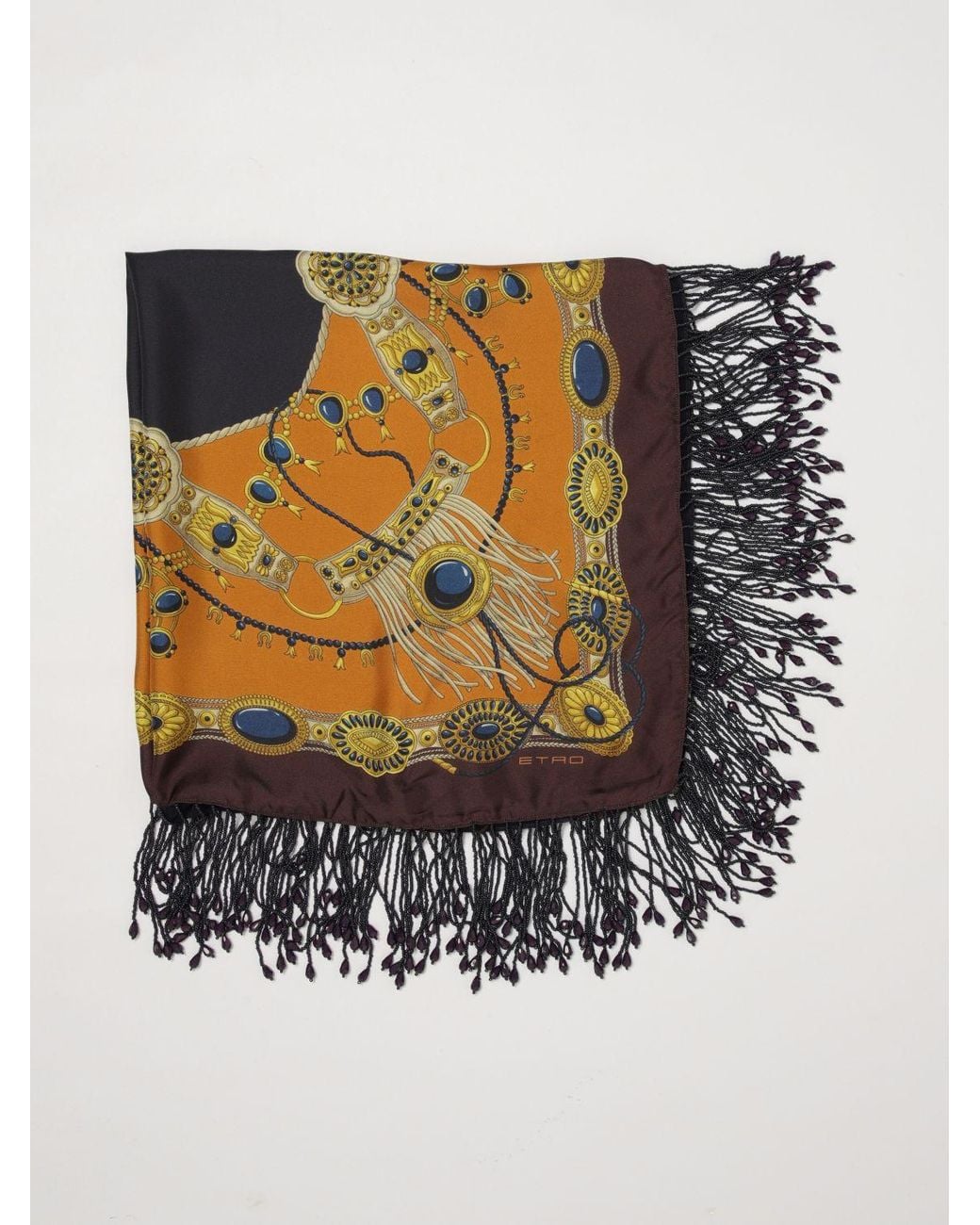 Etro Multicolor Square Scarf