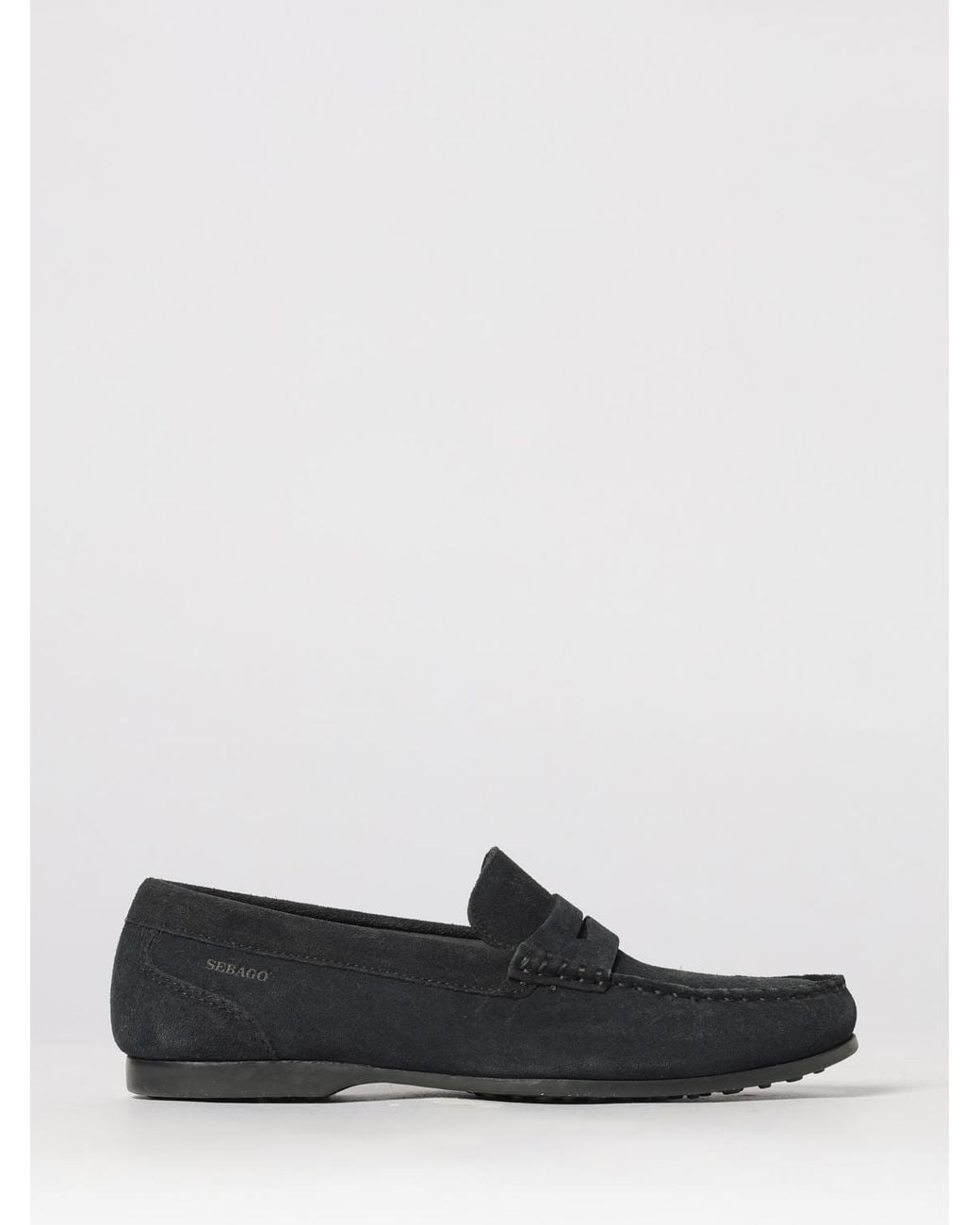 Sebago White Byron Suede Loafers for men