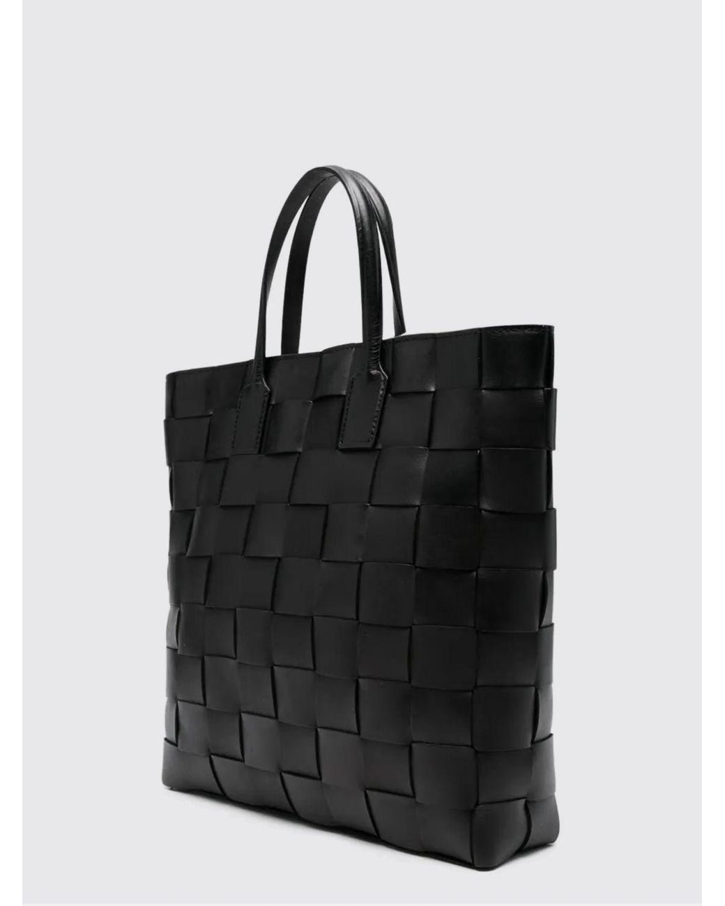 Dragon Diffusion Black Braided Leather Pino Bag