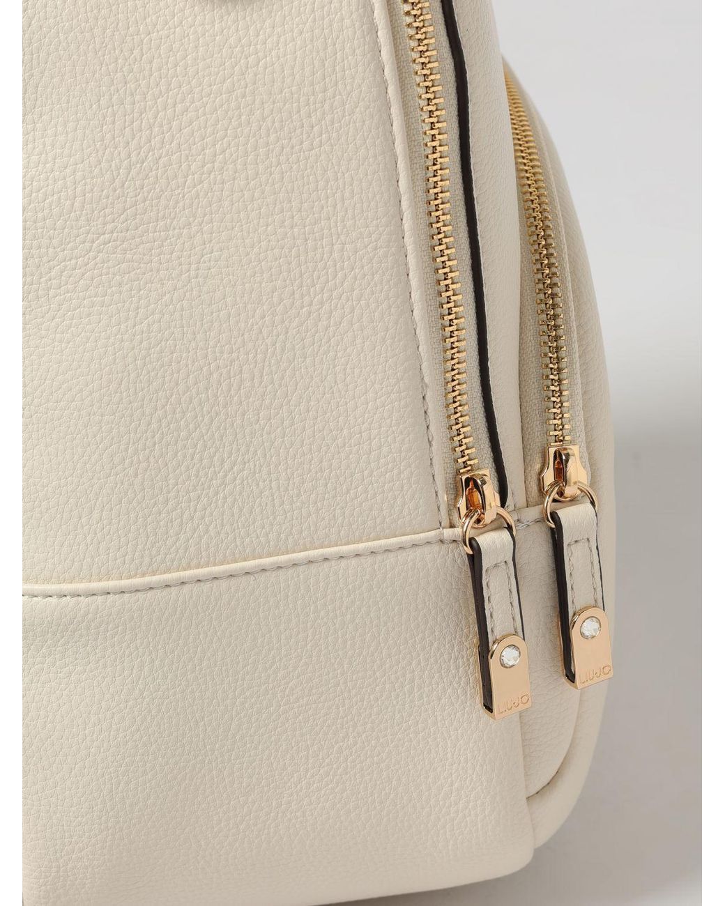 Liu Jo Natural Grained Synthetic Leather Backpack