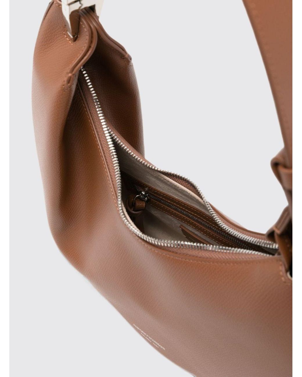 Emporio Armani Brown Hobo 1981 Shoulder Bag