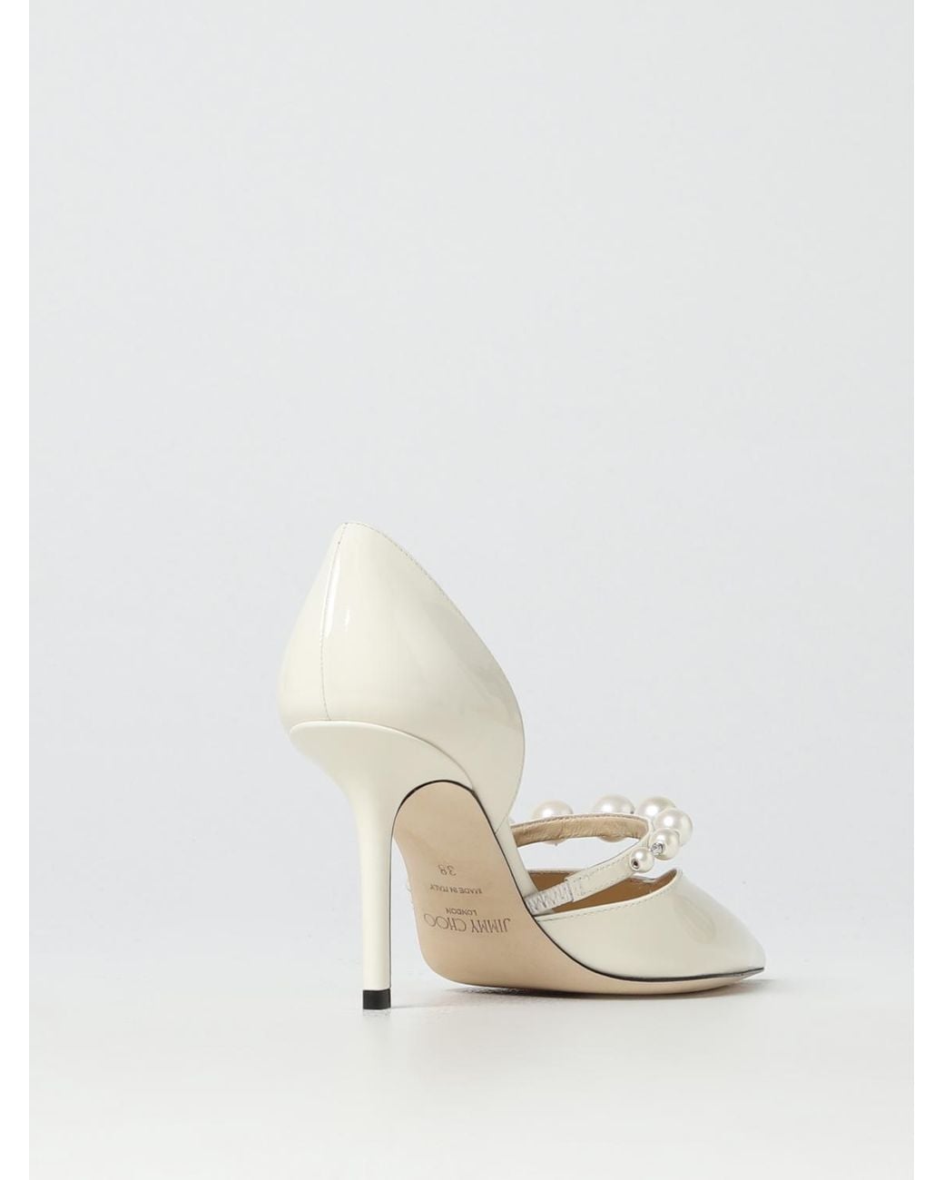 Jimmy Choo White Aurelie Pumps