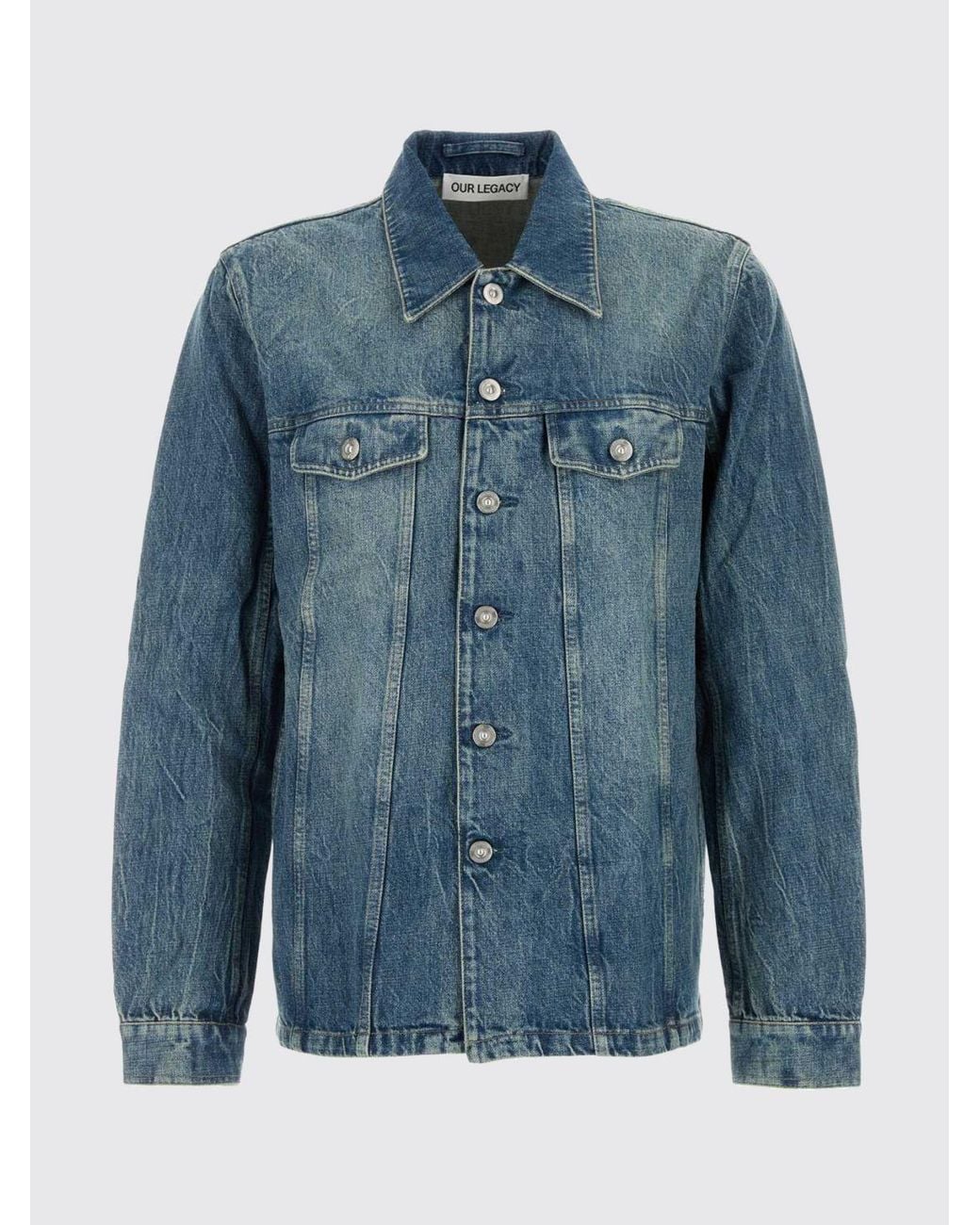 Our Legacy Blue Jacket for men