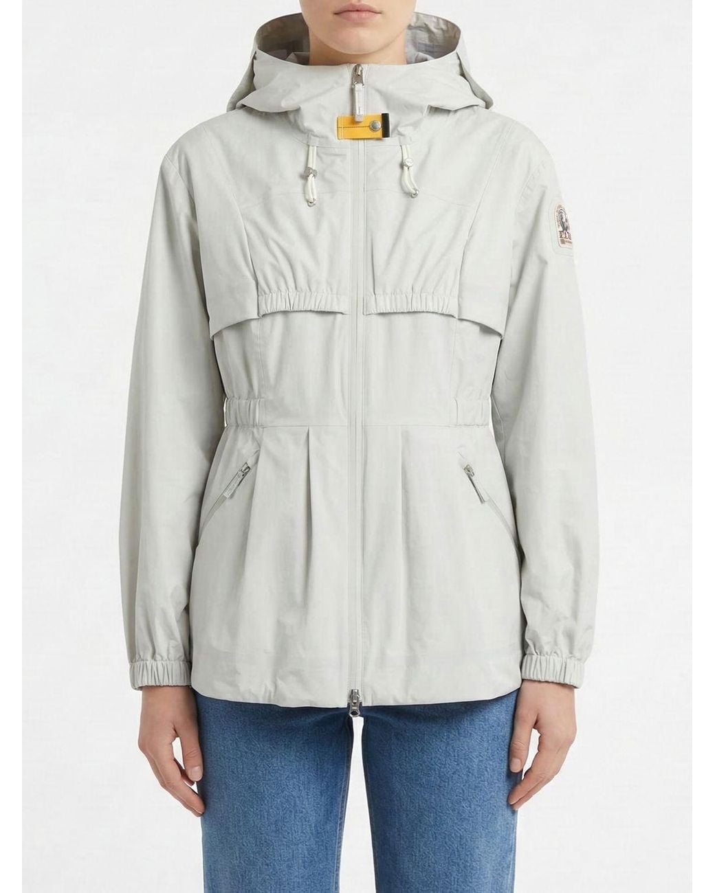 Parajumpers Gray Uneri Technical Fabric Waterproof Jacket