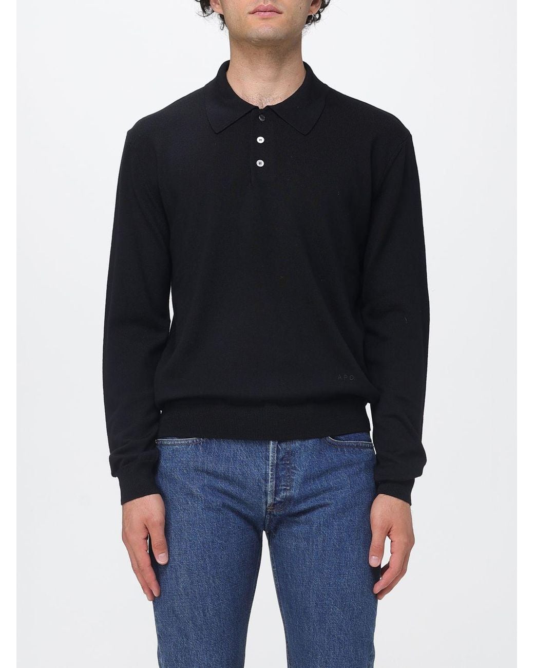 Polo di A.P.C. in Blue da Uomo