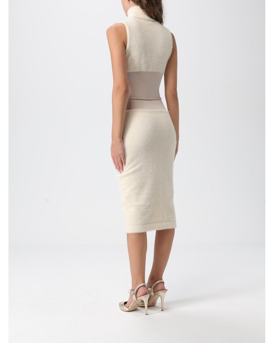 Elisabetta Franchi White Dress