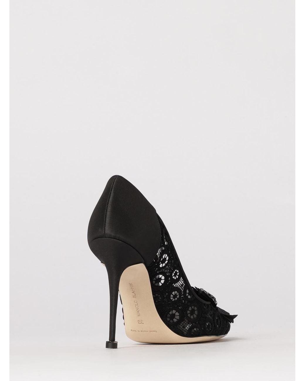 Manolo Blahnik Black Danceny Pumps