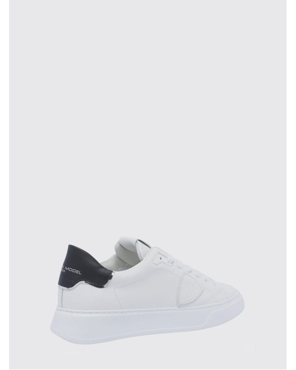 Philippe Model White Temple Leather Sneakers for men