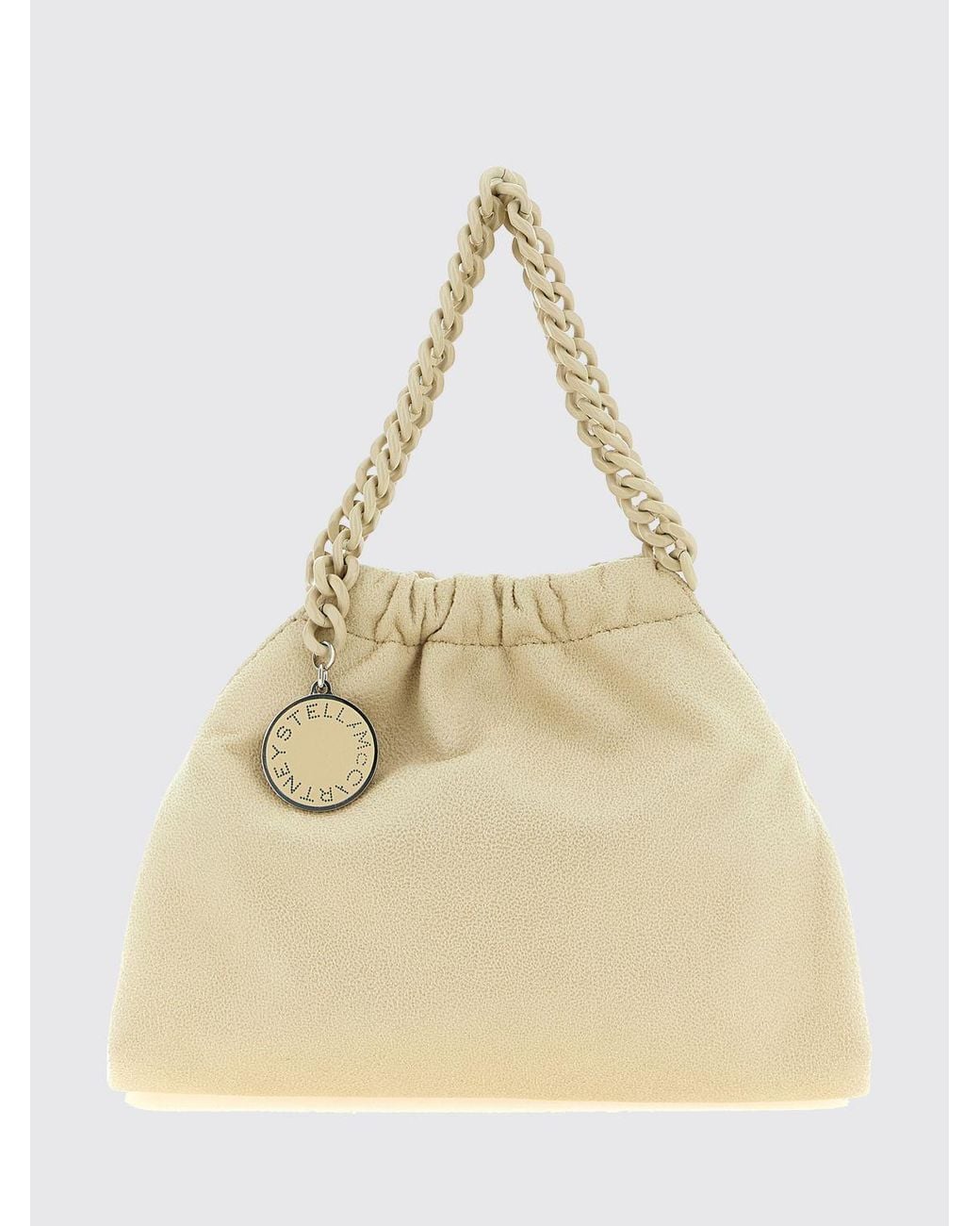Stella McCartney Natural Falabella Faux Suede Leather Mini Handbag