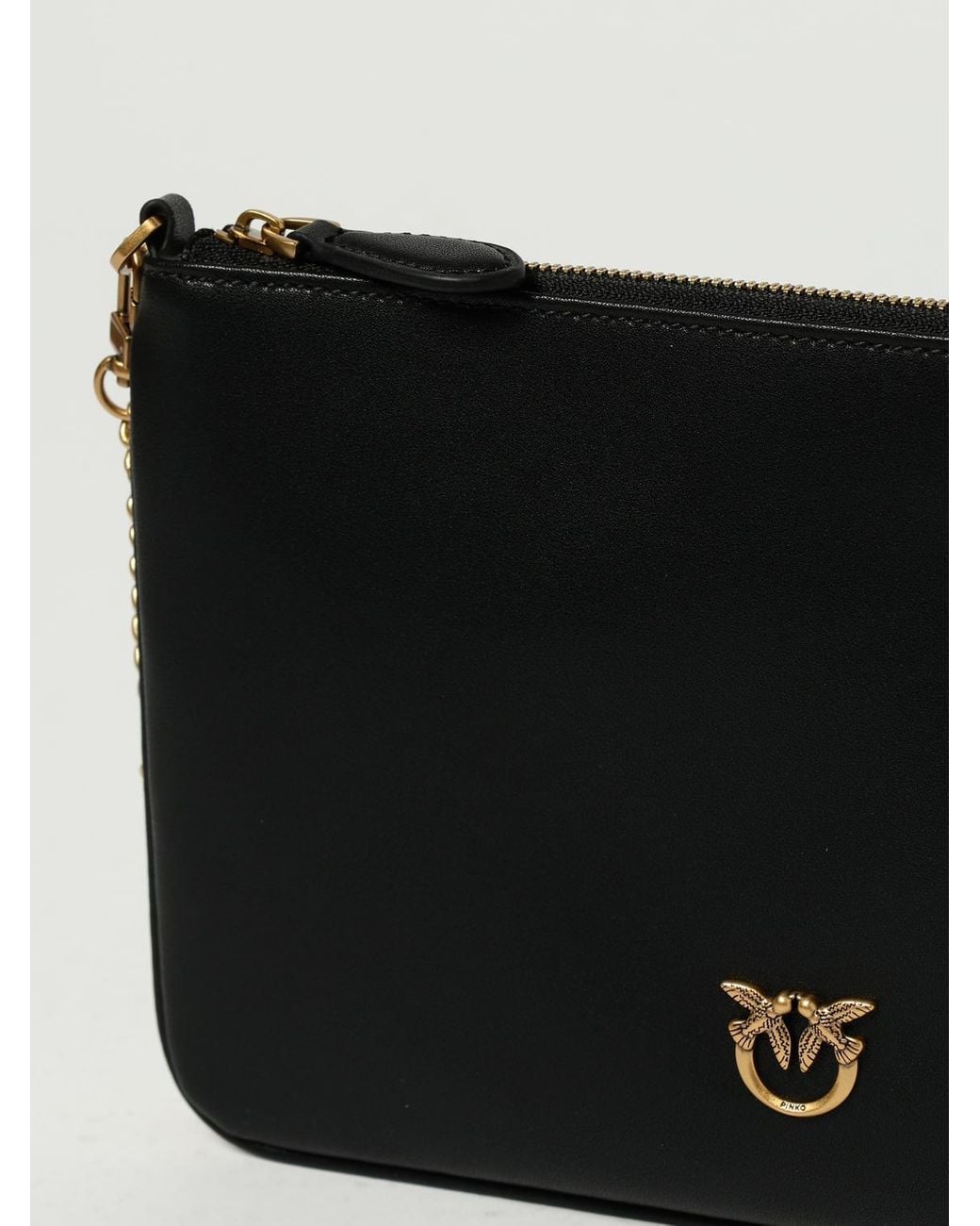 Pinko Black Classic Flat Love Bag Simply