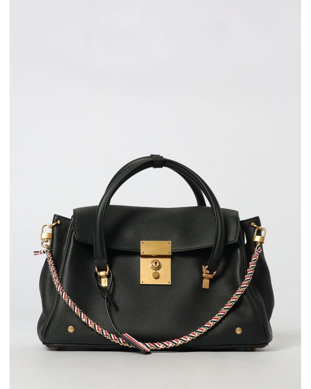 Borsa Mrs.Thom di Thom Browne in Black