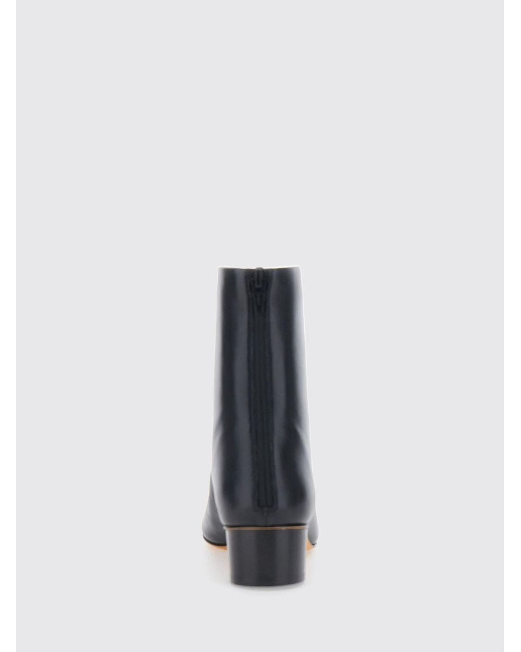 Le Monde Beryl Black Flat Ankle Boot