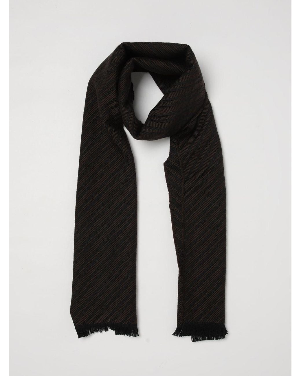Emporio Armani Black Scarf for men