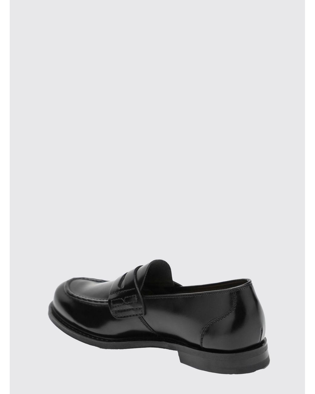 Church's White Farsley R 2.0 Brushed Leather Penny Loafers With Round Toe for men