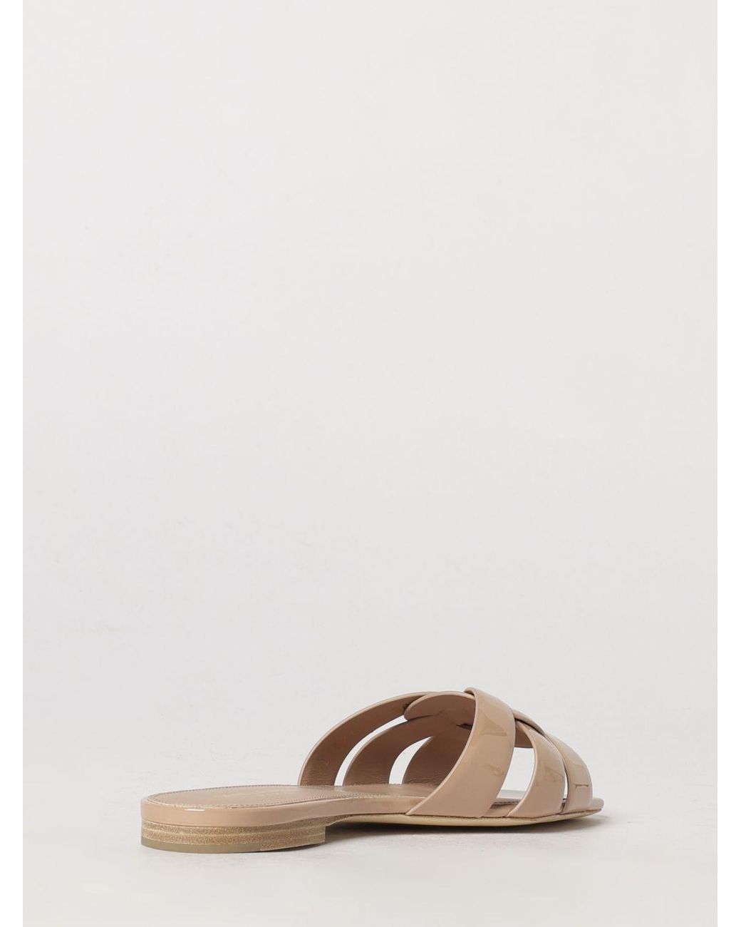 Saint Laurent Natural Nu Pieds 05 Tribute Mules